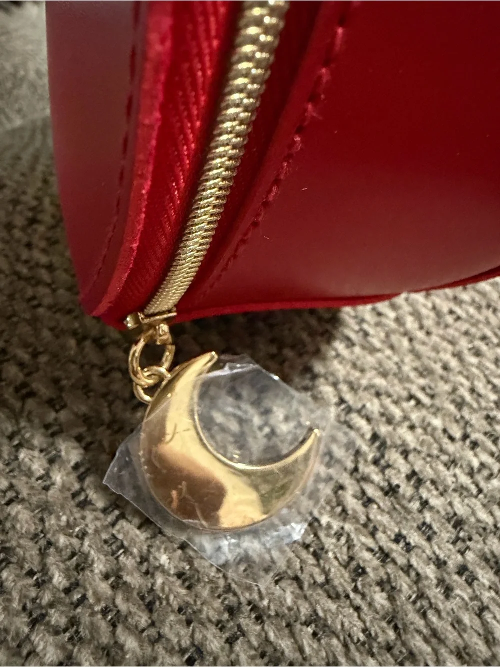 Elizabeth Arden Red Cosmetic Pouch with Embossed Logo